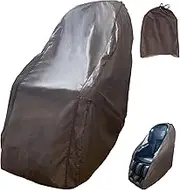 Massage Chair Cover Oxford Fabric Massage Chair Protector Dustproof Recliner Cover Waterproof Recliner Sofa Protector with Storage Bag for Home Patio(Coffee)