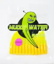 MUDDY WATER 2 1/4" SOLID BODY BAITS W/GARLIC YELL/CHART MW-003 CRAPPIE BAIT