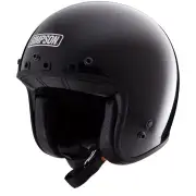 Chopper Solid Black ECE22.06 Jet Helmet