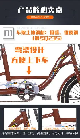 雅士弟新款成人三輪車自行車中老年代步車家用雙人老人腳踏車人力