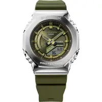 在飛比找蝦皮商城優惠-CASIO卡西歐 G-SHOCK 玩美時尚 橄欖綠 金屬錶殼