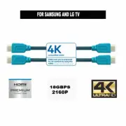 Genuine Foxtel High Speed 4K HDMI Cable With Ethernet UltraHD 2160P 18GBPs 1.5M