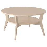 JAKOBSFORS coffee table, oak veneer, 80 cm