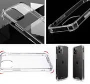 Shockproof Clear Crystal Transparent PC&TPU Bumper Shell Case for iPhone 13Pro
