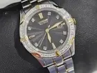Ladies Citizen EW1924-52H Eco-Drive Silhouette Two-Tone Stainless Steel Watch