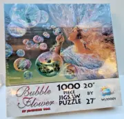 BUBBLE FLOWER by Josephine Wall - 1997 SunsOut 1000 piece jigsaw puzzle