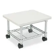 Safco Underdesk Printer/Fax Stand One-Shelf 19w x 16d x 13-1/2h Gray 5206GR