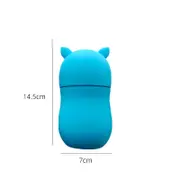 Catzon Silicone Ice Roller Reusable Facial Treatment Tool-Unicorn Blue