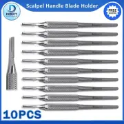 PRO Surgical Scalpel Handle - Stainless Steel Round/Straight Blade Hold
