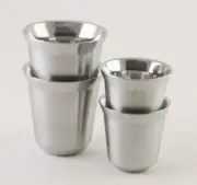 Nespresso PIXIE style Lungo Stainless Steel Cups ESPRESSO Collections 80ML 150ML