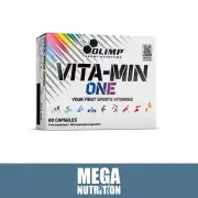 Olimp Nutrition Vita-Min One, Mineral Complex Biotin Ginseng VIT B12 60 Capsules