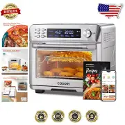 Versatile 12-in-1 Air Fryer Toaster Oven Combo with Smart Control - 1800W