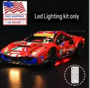 BRIKSMAX LED Light Kit BX405 for LEGO 42125 Ferrari 488 GTE With Remote