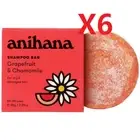 (BULKX6) Anihana Shampoo Bar Grapefruit & Chamomile-dry, damaged & coloured hair
