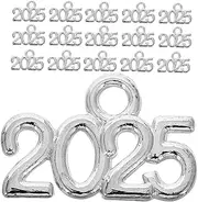 [LIFKOME] Bracelet Charms DIY Number Charms Jewelry Making Pendants New Year Decorations Necklaces Bracelets Charms Holiday Jewelry Making Charms