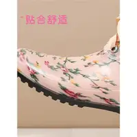 在飛比找ETMall東森購物網優惠-春夏女士韓國時尚中短筒防滑雨鞋