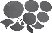 WESIEVYA Drum Dampening Pads Set Pcs Drum Pad Kit Hi-hat and Snare Dampeners Soft and Quiet for Practice