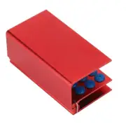 24 Holes Aluminium Alloy Disinfection Box Dental Burs Holder Autoclavable