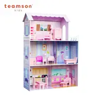 在飛比找momo購物網優惠-【Teamson】夢幻豪宅蒂芬妮奇境芭比娃娃屋(13件組)