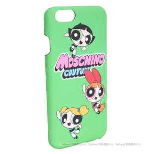 MOSCHINO iPhone 6/6S 飛天小女警印花手機殼(綠色)