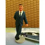 CARROLL SHELBY 卡羅爾謝爾比福特野馬賽車創始樹脂人偶模型 1:24