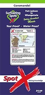 Spot X Surfcasting Map Coromandel
