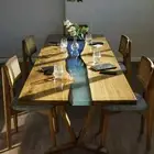 Epoxy River Dining Table - Handmade Solid Walnut Dining Table/Epoxy Coffee table