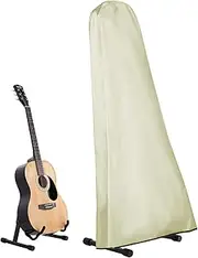 Guitar Stand Cover - Guitar Cover Bag Instrument Cover | Padded Instrument Case, Waterproof Guitar Bag, Sun Protection Cover, Portable Guitar Bag for Home Studio Stage Protects Vo, beige, Siehe