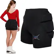 CRS Cross Padded Figure Skating Shorts – Crash Butt Pads for Hips Tailbone & Butt