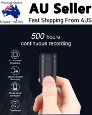 500 hrs recording Mini voice activated recorder listening device 32 64 GB