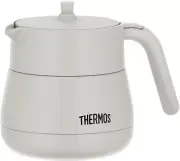 THERMOS Vacuum Insulated Teapot with Strainer 450ml Light Gray TTE-450 LGY