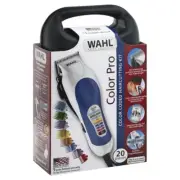 Wahl Color Pro Complete Hair Cutting Kit 20 PC Color Coded Haircut SHIP Fast NIB