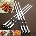 Steel Roast Stick Barbecue Meat String Kebab Maker Skewers Kebab String