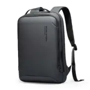 NNEOBA Streamlined Black Minimalist Hard Shell Laptop Backpack