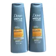 2x Dove Men+Care Sport Care Endurance 3-in-1 Shampoo Conditioner Body Wash 12oz
