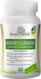 Best Kidney Health Supplement. Premium Kidney Formula with Organic Cranberry Extract, Supports Healthy Kidneys, Bladder and Urinary Tract and Safe Detox