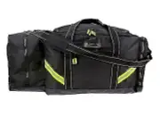 Lightning X Firefighter Premium 3XL Step-In Turnout Gear Bag - Black w/NO LOGO (