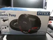 New INTEX 120V Quick-Fill AC Power Electric Air Pump with 3 Nozzles