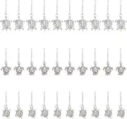 [PLIGREAT] 30 Pcs Turtle Zipper Charms, Turtle Zipper Pull Keychain with Detachable Buckle Alloy Pendant Sea Turtle Jewelry for Bracelet Bag Charm DIY Crafts