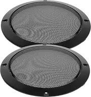 HEALLILY 2pcs Speaker Mesh Cover Audio Speaker Grill Guard for Car Audio Systems Easy Installation Loudspeaker Grille Replacement Protection for Sound