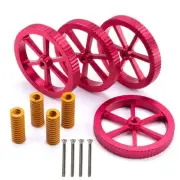 Upgraded Metal Leveling Knobs with Hot Bed Springs for Ender 3/3 Pro/3 V2 End...