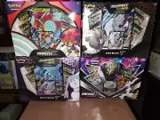 Lot Of 4 Boxes, Arceus V Figure Collection Box w/ Cosmic Eclipse, Orbeetle Box