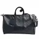 【Louis Vuitton 路易威登】M40569 KEEPALL BANDOULI☆RE 45系列Eclipse帆布拉鍊手提/斜背旅行袋(黑)