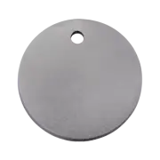 Red Dingo Titanium Circle Tag - Lifetime Guarantee - Cat, Dog, Pet ID Tag Engrav