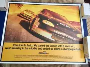 1998 Dale Earnhardt Taz Team Monte Carlo SS Championship Season Showroom Poster!