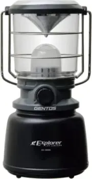 GENTOS LED Lantern D Battery 1300 Lumens Stepless Dimming EX-1300D New