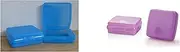 [Tupperware] Sandwich Keepers. 2 in Bright Blue/Purple
