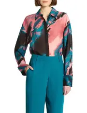 [Sass & Bide] Artique Silk Chiffon Shirt in Print