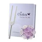 Ckakra Solfeggio Frequencies Tuning Fork with Crystal Crown Chakra