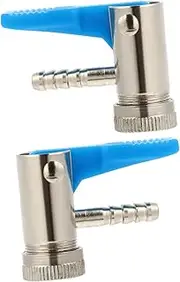 JECOMPRIS 2pcs Tire Inflator Clip Adapter Tool for Easy Connection to Car Air Hose Design for Efficient Tire Inflation